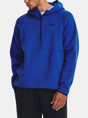 Under Armour UA Unstoppable Flc Hoodie Mikina Modrá