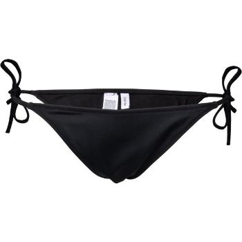 Calvin Klein INTENSE POWER-S-STRING SIDE TIE CHEEKY BIKINI Dámský spodní díl plavek, černá, velikost