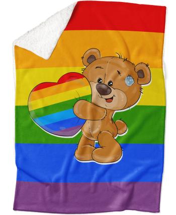 Deka LGBT Bear (Podšití beránkem: ANO)