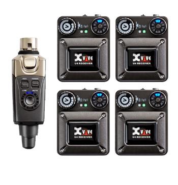 Xvive U4 - Bundle, 1x Transmitter + 4x Receiver