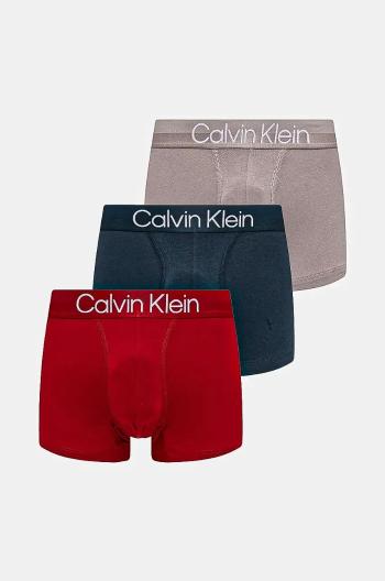 Boxerky Calvin Klein Underwear 3-pack pánské, zelená barva, 000NB2970A