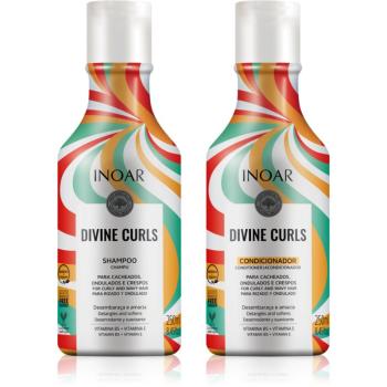 INOAR Curls sada pro kudrnaté vlasy 2x250 ml