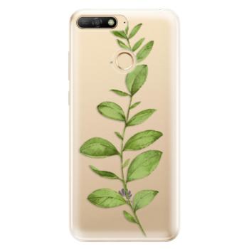 Odolné silikonové pouzdro iSaprio - Green Plant 01 - Huawei Y6 Prime 2018