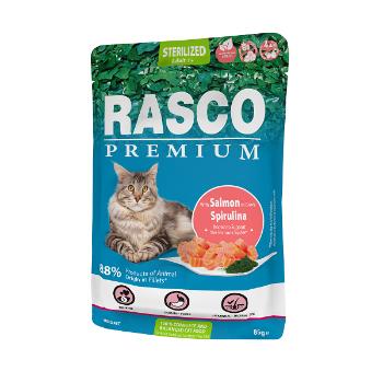 Kapsička Rasco Premium Cat Adult Sterilized Salmon in Gravy 85g