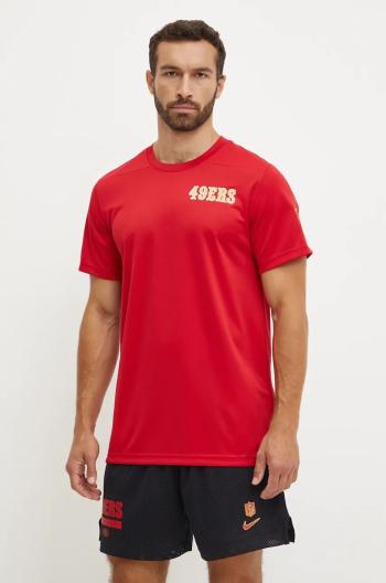 Tréninkové tričko Nike San Francisco 49ers červená barva, s potiskem, 02ES-084K-73-K0Z