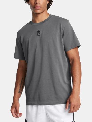 Under Armour Curry Hvyweight Logo Tee Triko Šedá