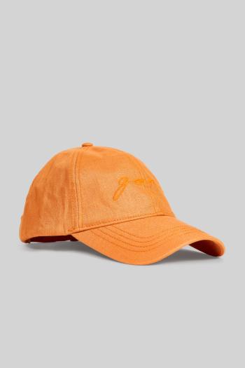 KŠILTOVKA GANT LINEN CAP PUMPKIN ORANGE