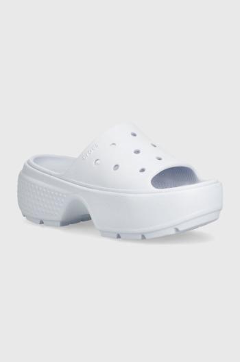 Pantofle Crocs Stomp Slide dámské, na platformě, 209346