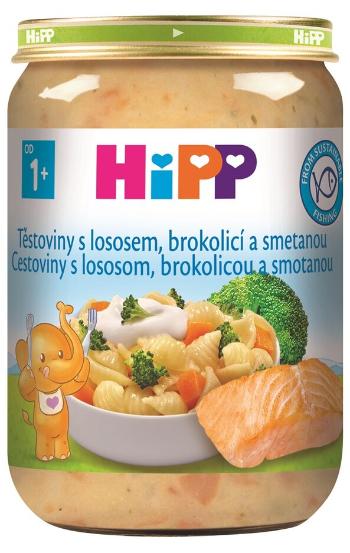 HiPP Těstoviny s lososem, brokolicí a smetanou od 1 roku, 250 g