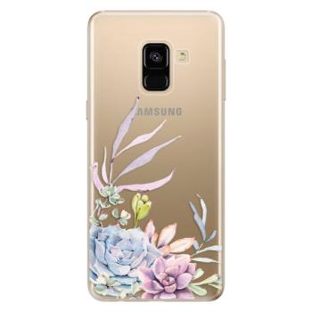 Odolné silikonové pouzdro iSaprio - Succulent 01 - Samsung Galaxy A8 2018