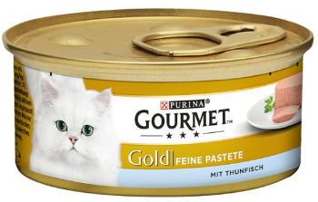 Gourmet Gold hovädzina a kura morka a kačica morské ryby králik a pečeň 8 x 85 g