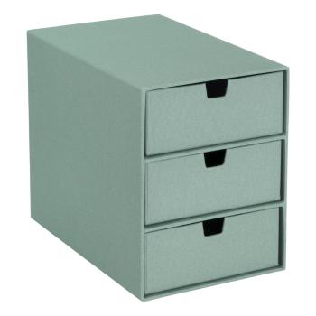 Zöld karton fiókos rendszerező Ingrid Canvas Paper Laminate – Bigso