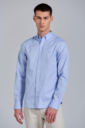 KOŠILE GANT SLIM PINPOINT OXFORD CLU BD CAPRI BLUE