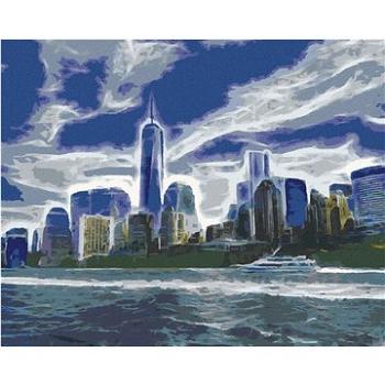 Abstraktní Manhattan, 80×100 cm, bez rámu a bez vypnutí plátna (6045802)