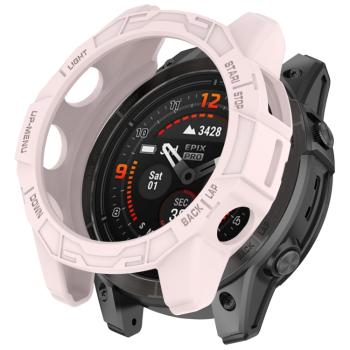 TPU HALF COVER Kryt pre Garmin Epix Pro 42mm / Epix Pro Gen2 42mm svetloružový