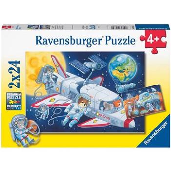 Ravensburger Puzzle 056651 Cesta Vesmírem 2X24 Dílků  (4005556056651)