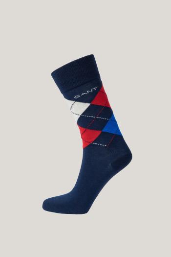 PONOŽKY GANT ARGYLE SOCKS EVENING BLUE