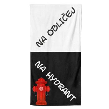 Osuška Na obličej a na hydrant (Velikost osušky: 70x140cm)