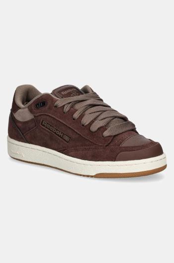 Semišové sneakers boty Reebok Classic Club C Bulc hnědá barva, 100211204