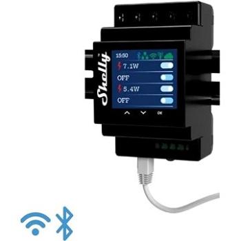 Shelly Pro 4PM, 4násobný spínací modul na DIN lištu, LAN, Wi-Fi, a Bluetooth (SHELLY-PRO-4PM)