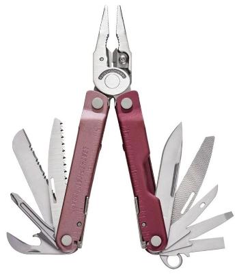 Leatherman nôž multitool rebar heathered cranberry/stealth