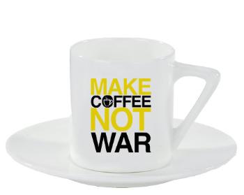 Espresso hrnek s podšálkem 100ml MAKE COFFEE