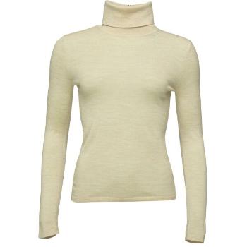 Tommy Hilfiger MERINO ROLL-NK SWEATER Dámský rolák, béžová, velikost