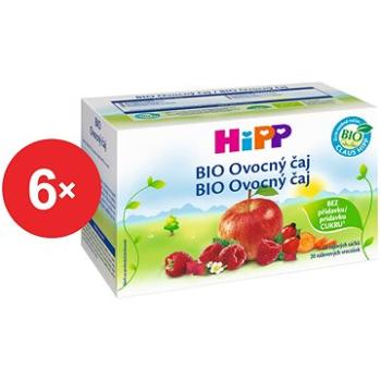 HiPP BIO Ovocný čaj - 6× 40 g (4062300281868)