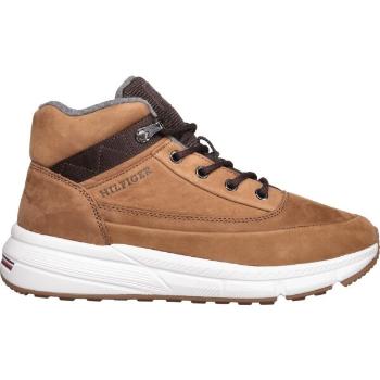 Tommy Hilfiger WARM NUBUCK HYBRID B Pánské zimní boty, hnědá, velikost