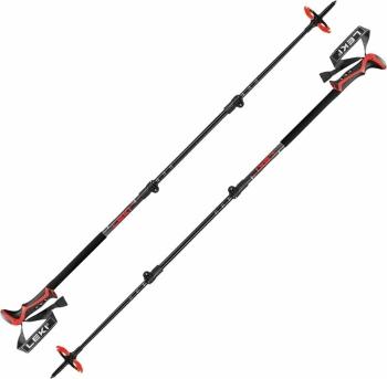 Leki Haute Route 3 Dark Anthracite/Dark Red/Black 110 - 150 cm Turistické hole