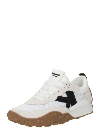 Kate Spade Rövid szárú sportcipők 'K As In Kate Sneakers'  krém / fekete / fehér