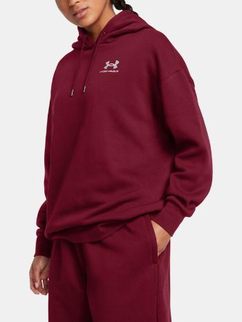 Under Armour UA Icon Fleece OS Hoodie Mikina Červená