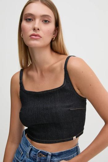 Top Calvin Klein Jeans dámský, černá barva, J20J224048