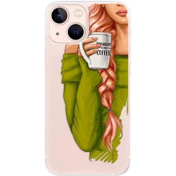 iSaprio My Coffe and Redhead Girl pro iPhone 13 mini (coffread-TPU3-i13m)