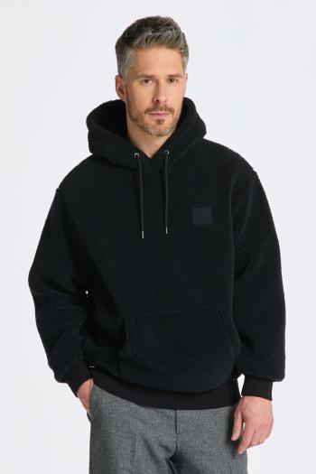 MIKINA GANT FLEECE HOODIE BLACK