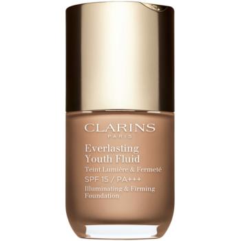 Clarins Everlasting Youth Fluid rozjasňující make-up SPF 15 odstín 112 Amber 30 ml