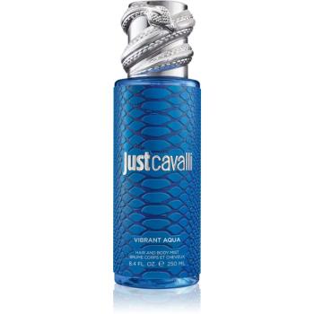 Roberto Cavalli Just Cavalli Vibrant Aqua parfémovaný tělový sprej pro ženy 250 ml