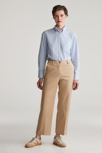 KALHOTY GANT COTTON SUIT PANT OAK BEIGE