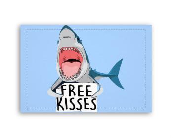 Fotoobraz 60x40 cm malý shark free kisses