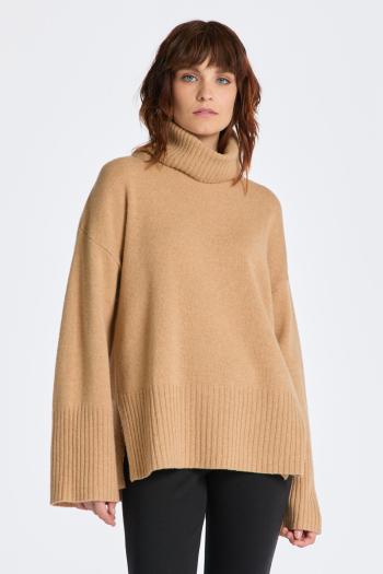 ROLÁK GANT D1. LOUNGE ROLLNECK SWEATER DARK KHAKI