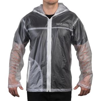 Moto pláštěnka W-TEC Lighty  transparentní  5XL