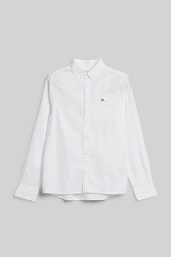 KOŠILE GANT SHIELD OXFORD BD SHIRT WHITE