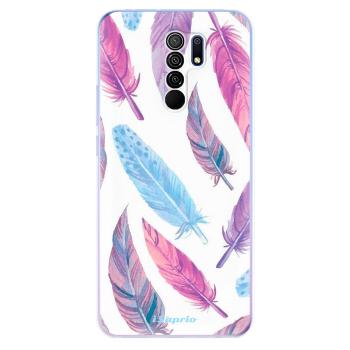 Odolné silikonové pouzdro iSaprio - Feather Pattern 10 - Xiaomi Redmi 9