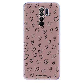 Odolné silikonové pouzdro iSaprio - Heart Dark - Xiaomi Redmi 9