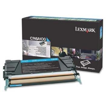 Lexmark C746A1CG azurový (cyan) originální toner