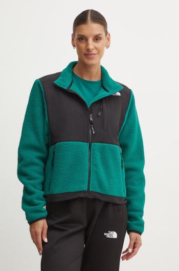 Fleecová mikina The North Face Retro Denali Jacket zelená barva, NF0A88YRS9W1