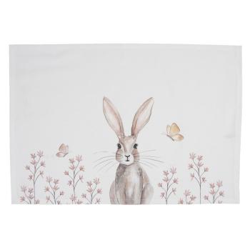 Sada bavlněných prostírání s motivem králíka Rustic Easter Bunny - 48*33 cm REB40