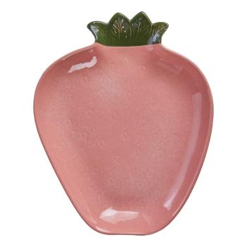 STRAWBERRY dekor tál 34 x 37,5 cm