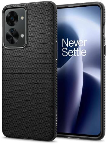 Telefon tok Spigen Liquid Air Black OnePlus Nord 2T 5G