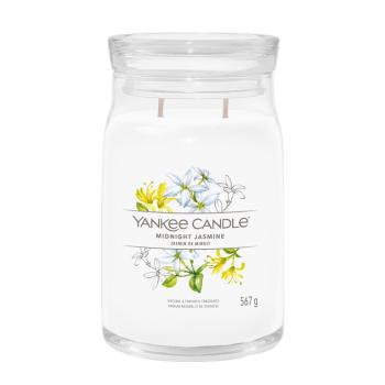 Yankee Candle Aromatická svíčka Signature sklo velké Midnight Jasmine 567 g